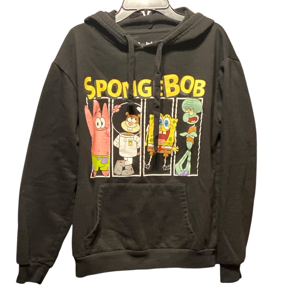 Nickelodeon Black Spongebob Character Hoodie